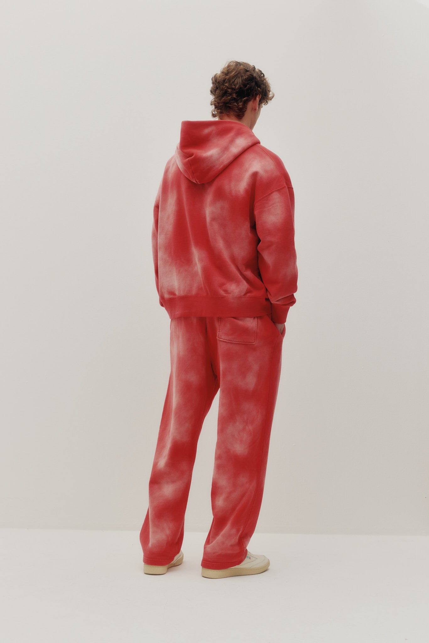 Sweat à capuche zippé délavé