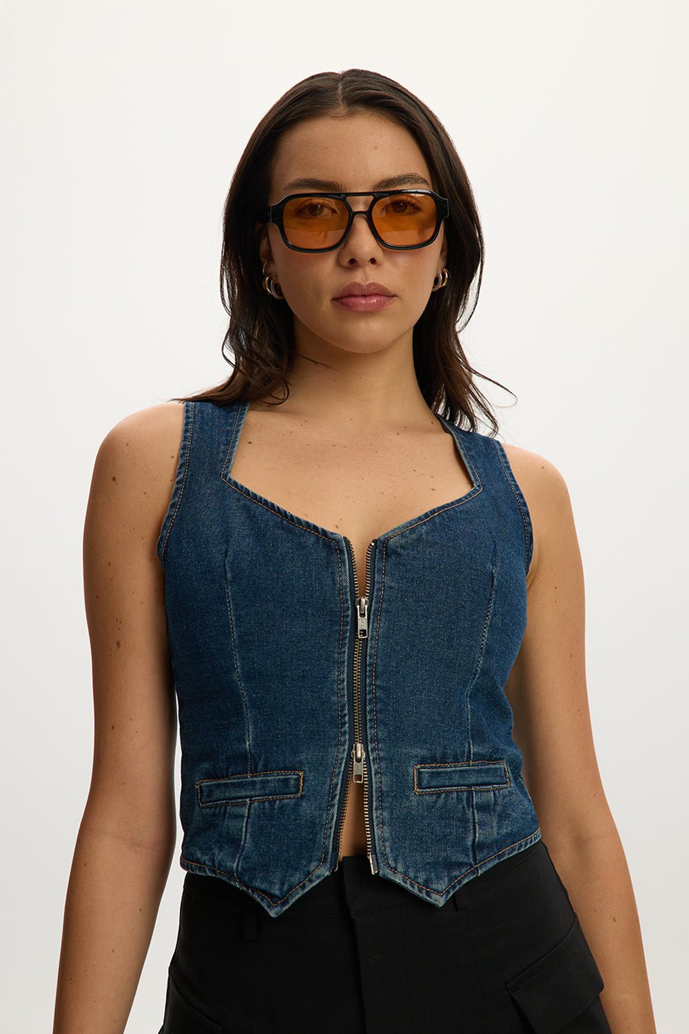 Vera Zipup Waistcoat