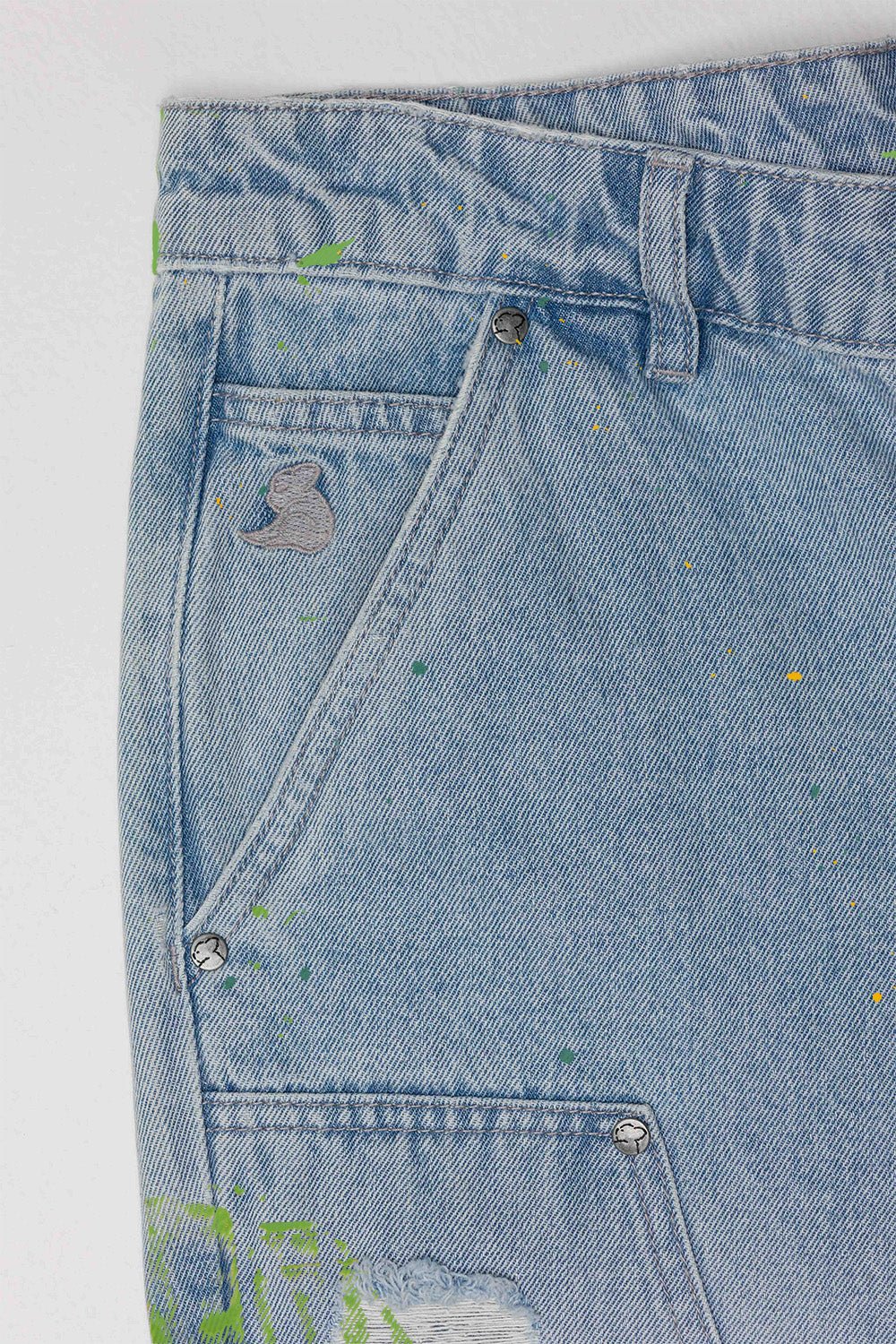 Destroyed Carpenter Denim x Gabey