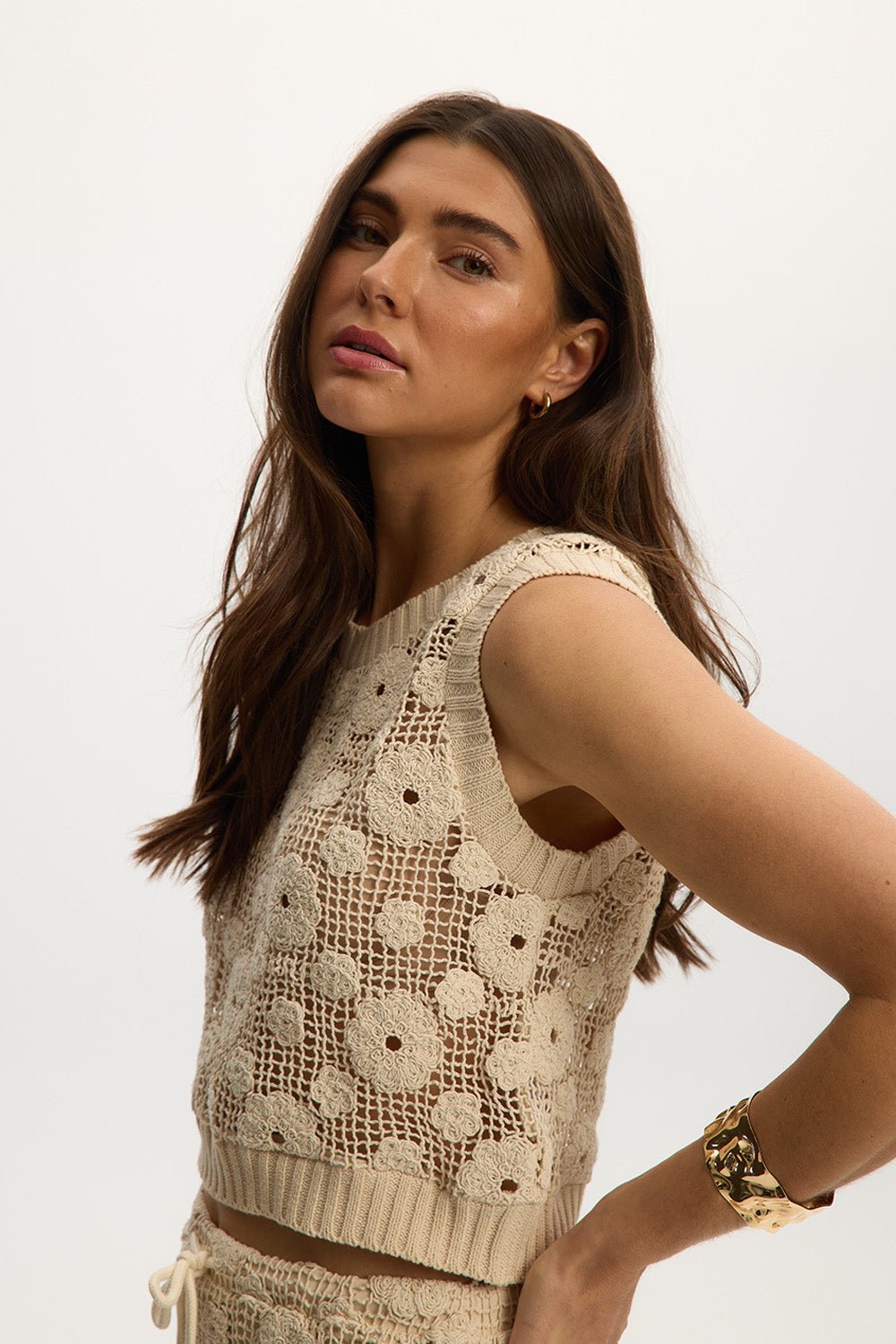 Dahlia Crochet Vest