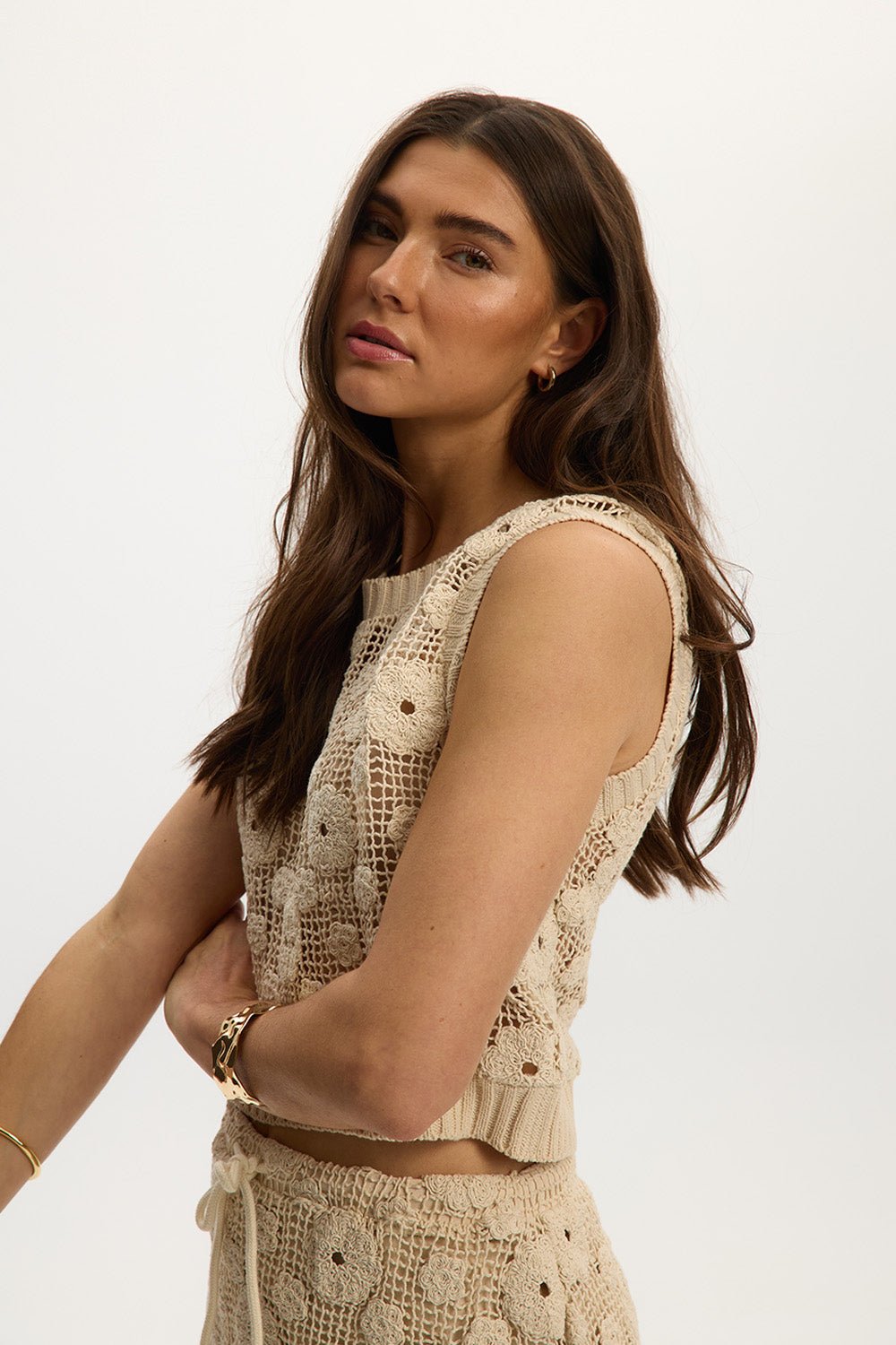 Dahlia Crochet Vest