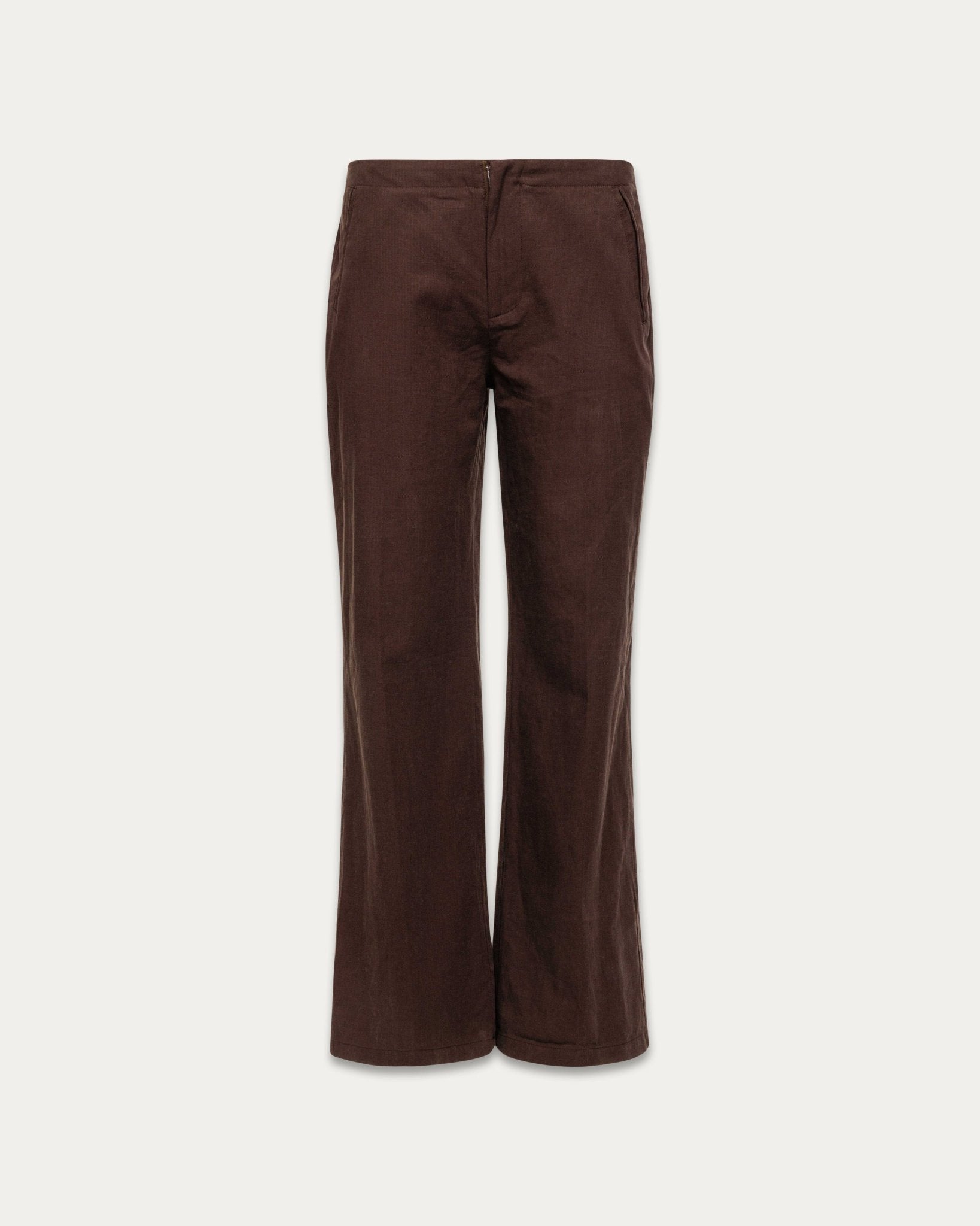 Rosie Low-Rise Linen Pants