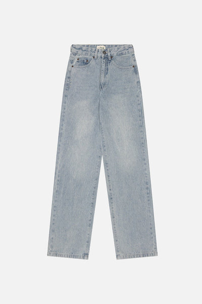 【KOOLOSET】Invision Curve Salt Washed Denim JS1209-AGED-WASH-MODEL1_grande