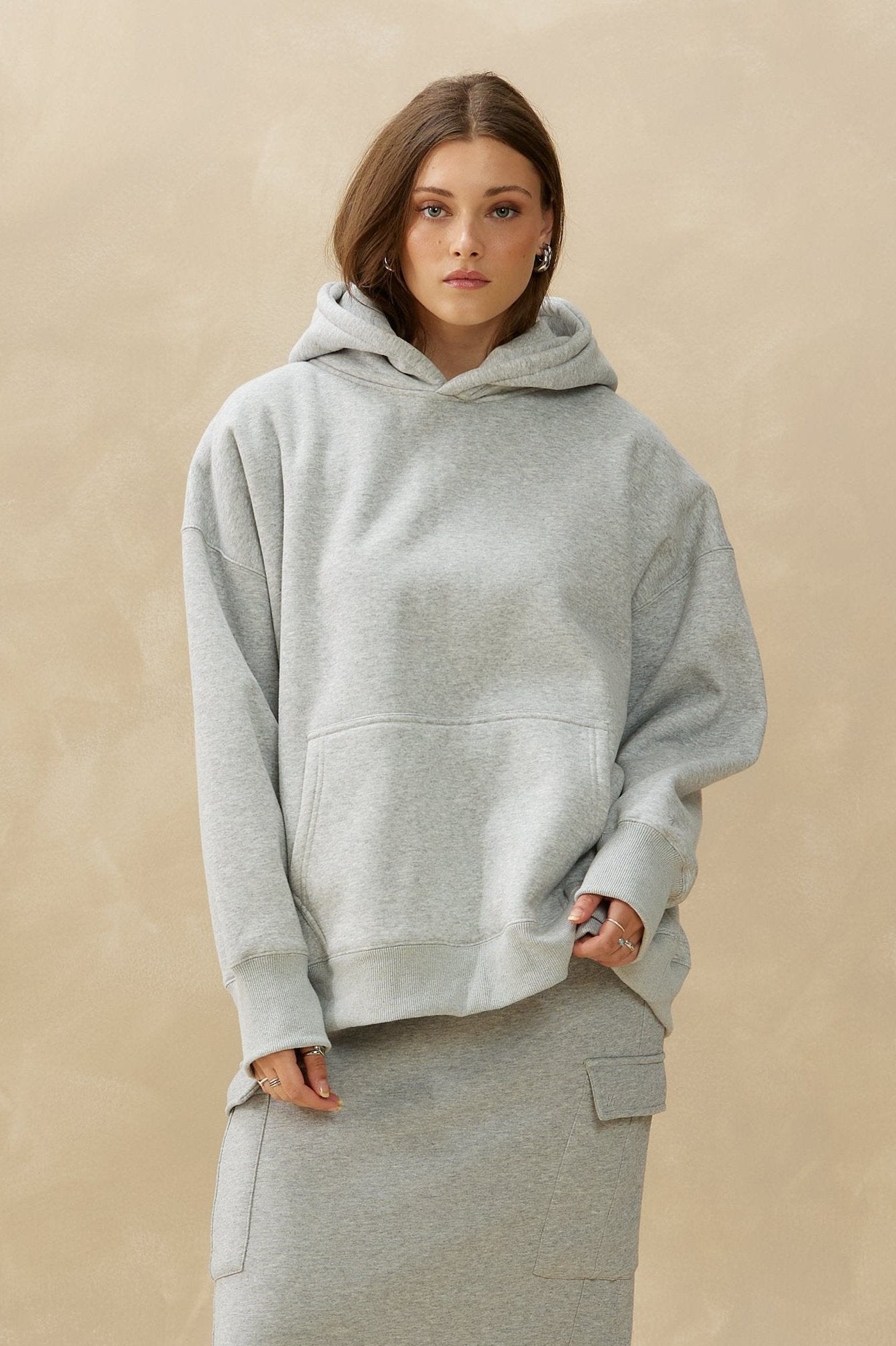 Grey boyfriend hoodie sale