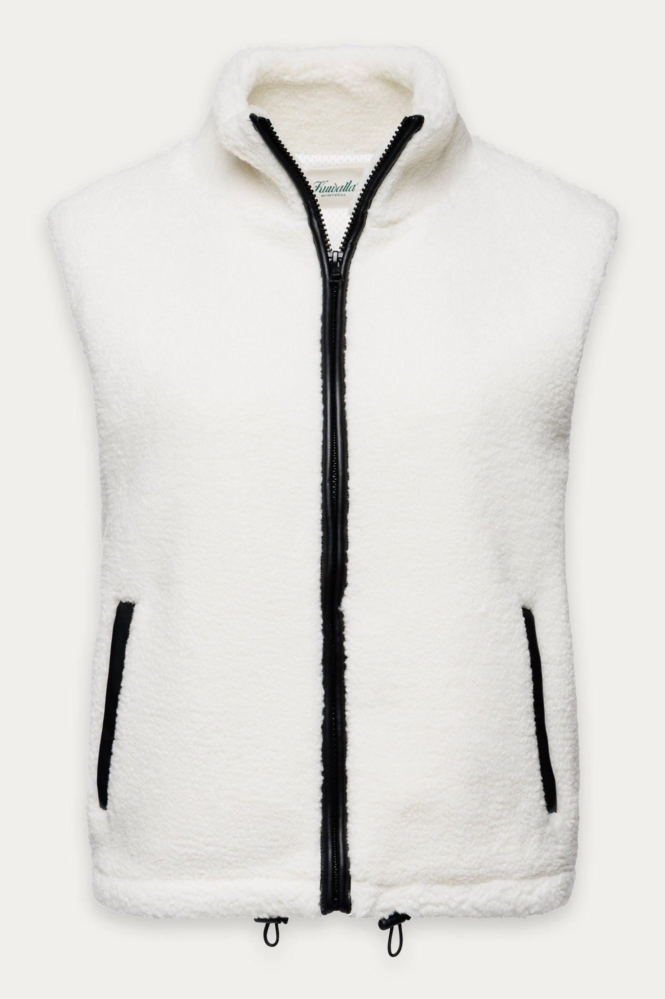 Leather Polar Vest