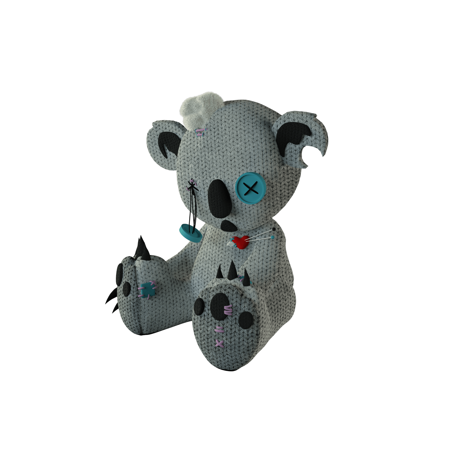 Crochet Voodoo Chappi Doll