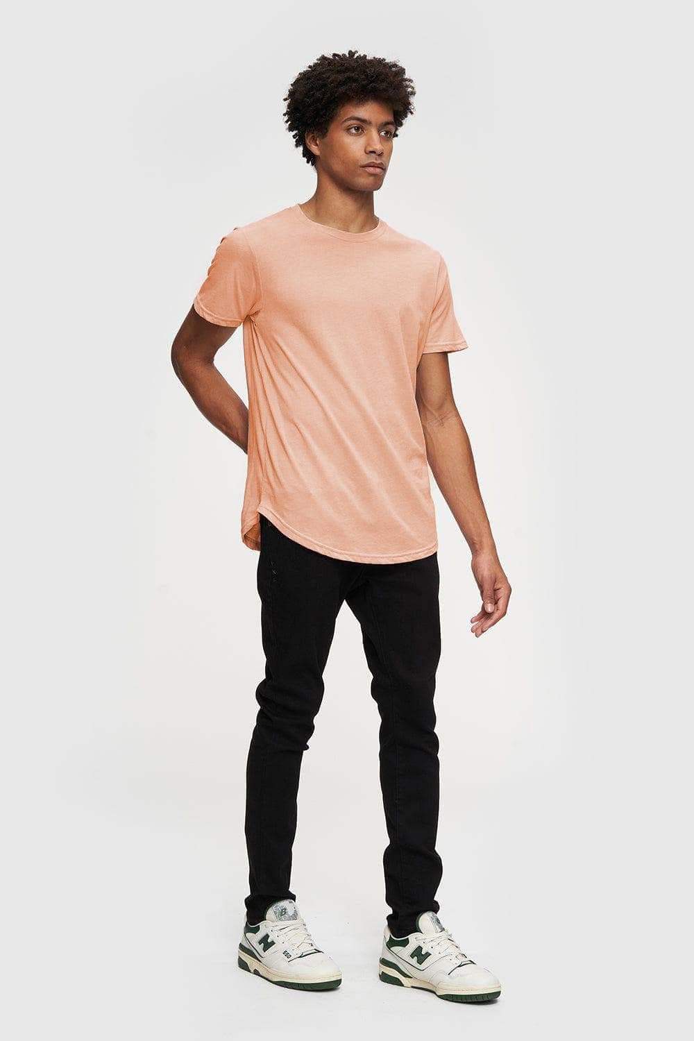 KUWALLA EAZY SCOOP SS TEE DUSTY PINK(DUPK) - Laces