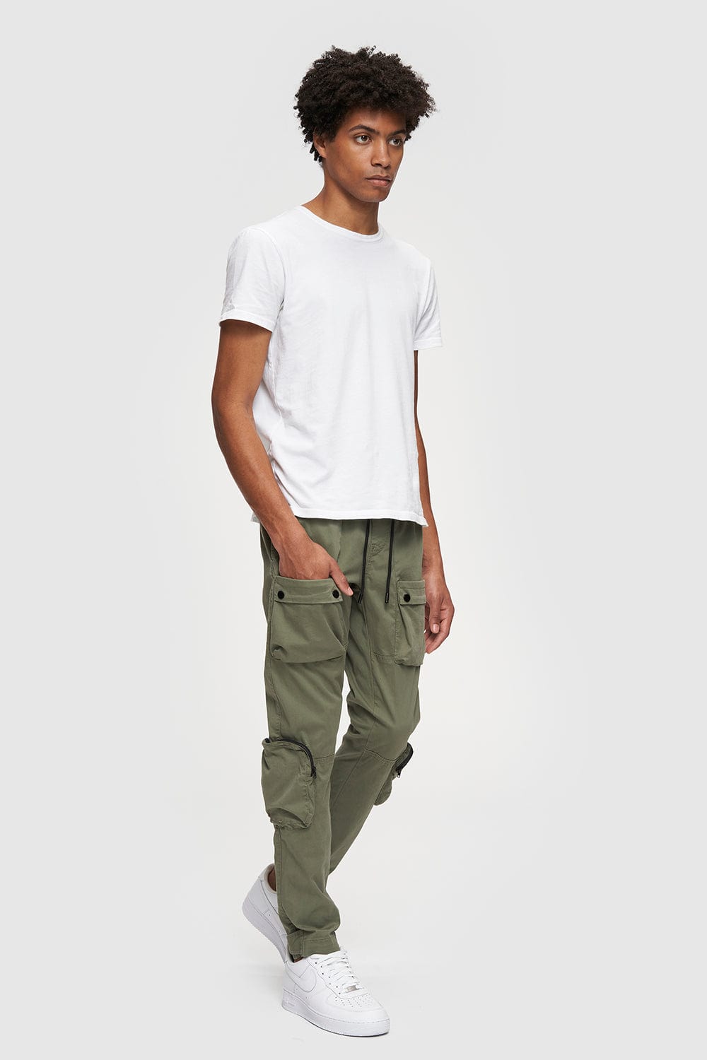 Buy Olive Trousers & Pants for Men by VILLAIN Online | Ajio.com