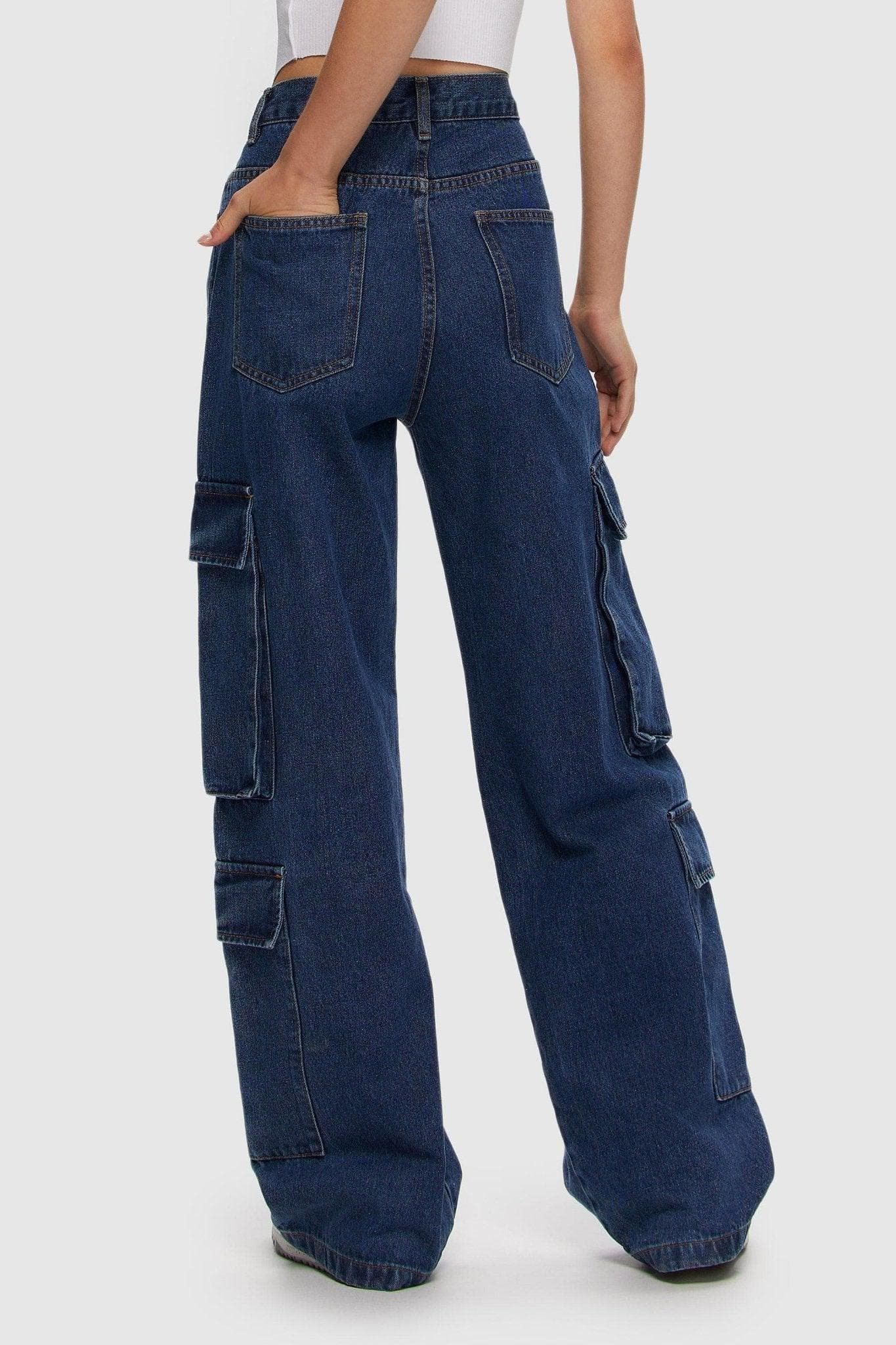 Double Cargo Utility Jeans