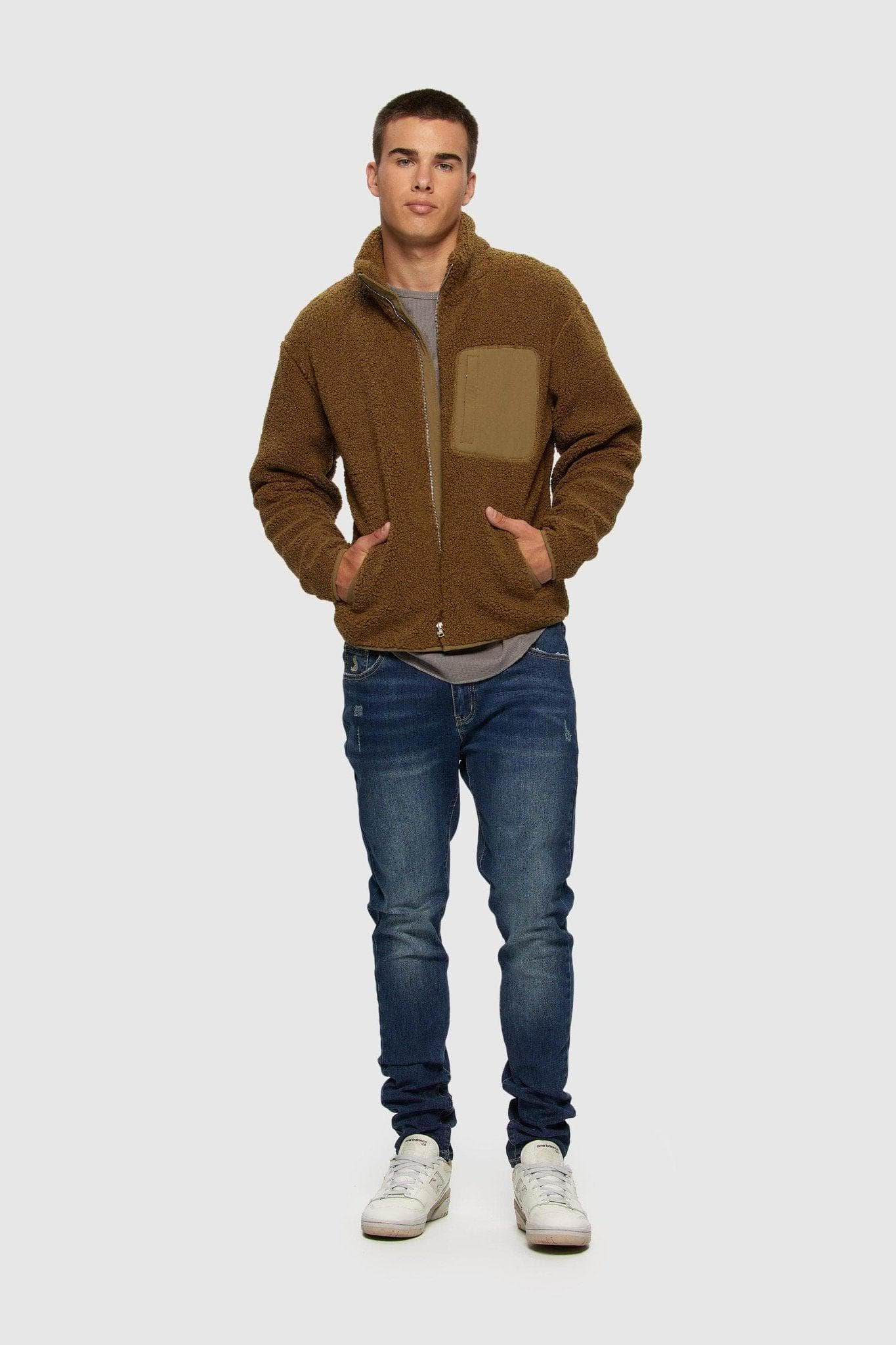 Sherpa fleece jacket — Covet & Acquire