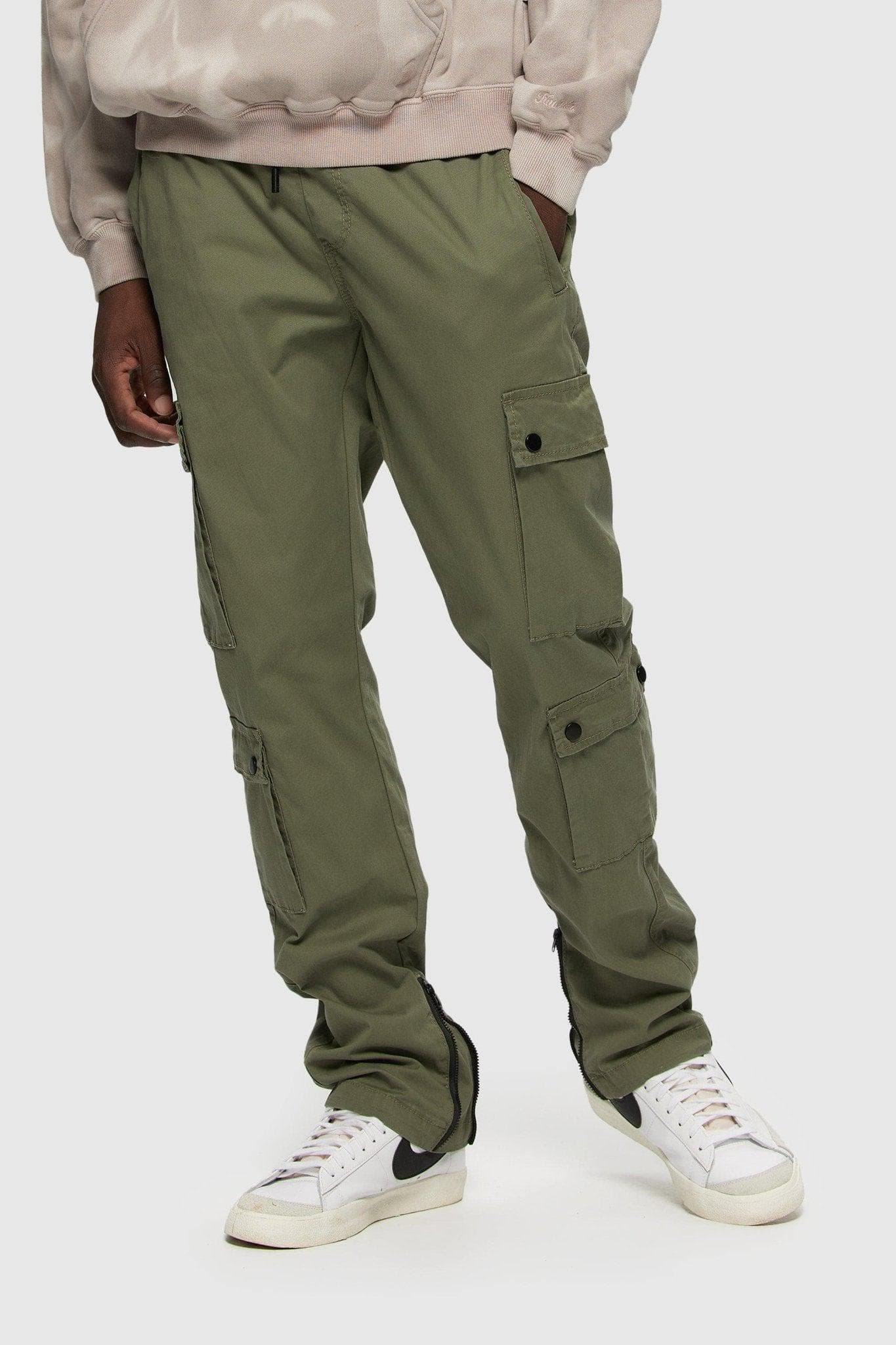 Double Cargo Pants 2.0 Olive