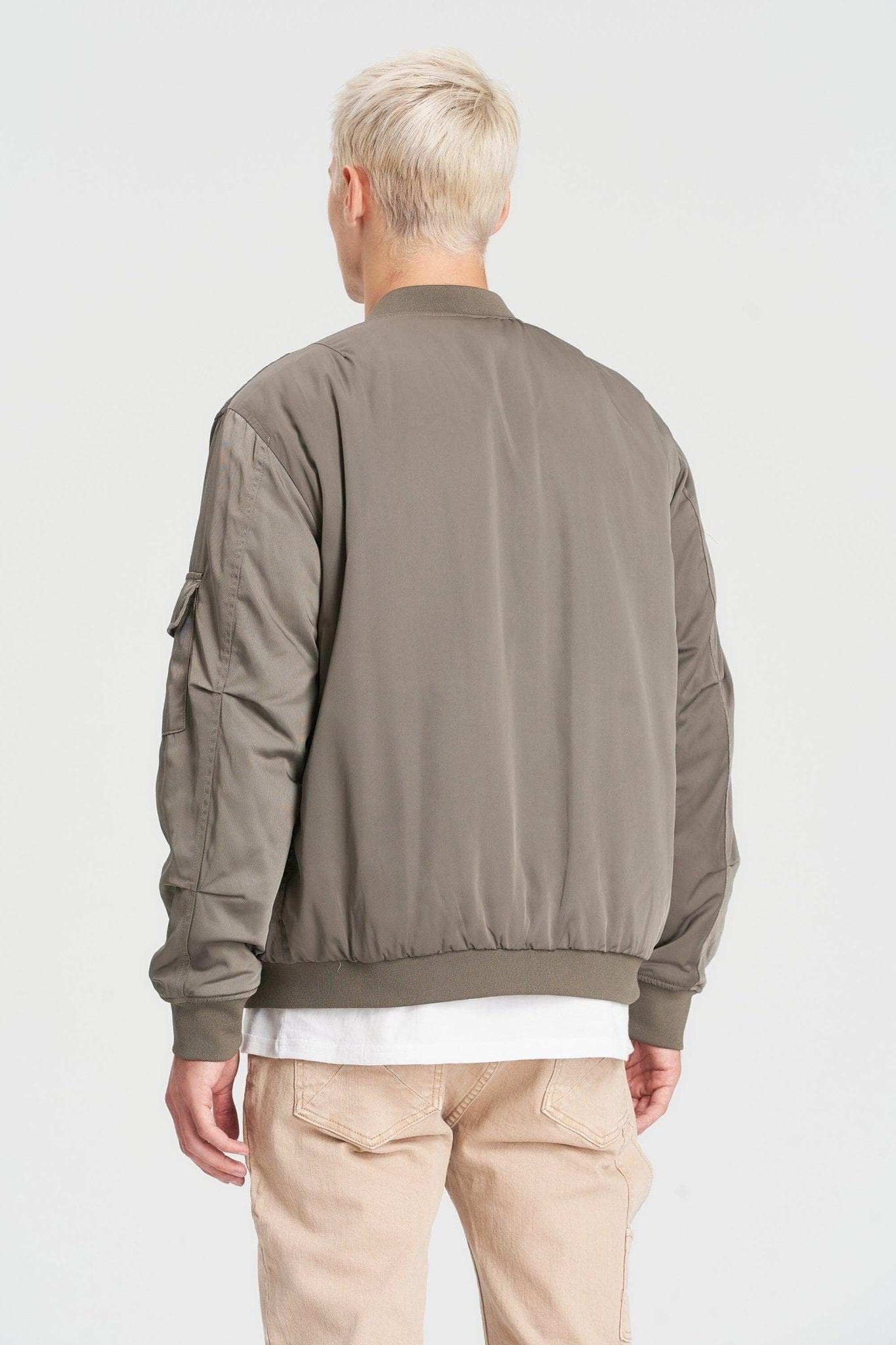 Reversible Bomber Jacket Olive/Beige⎪KUWALLA TEE