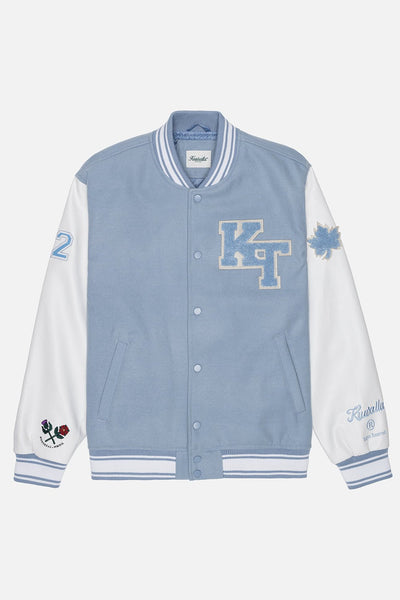 【Bad Blue】BadBear Varsity Jacket(2月まで) 배드블루 베드베어 서울 바시티 자켓 블루 | BadBlue | KREAM