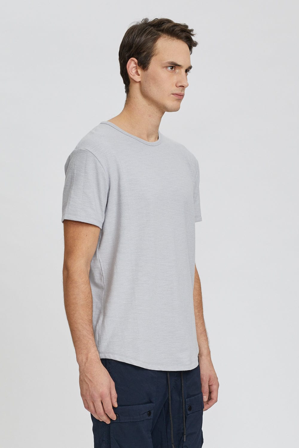 T-shirt flammé asymétrique