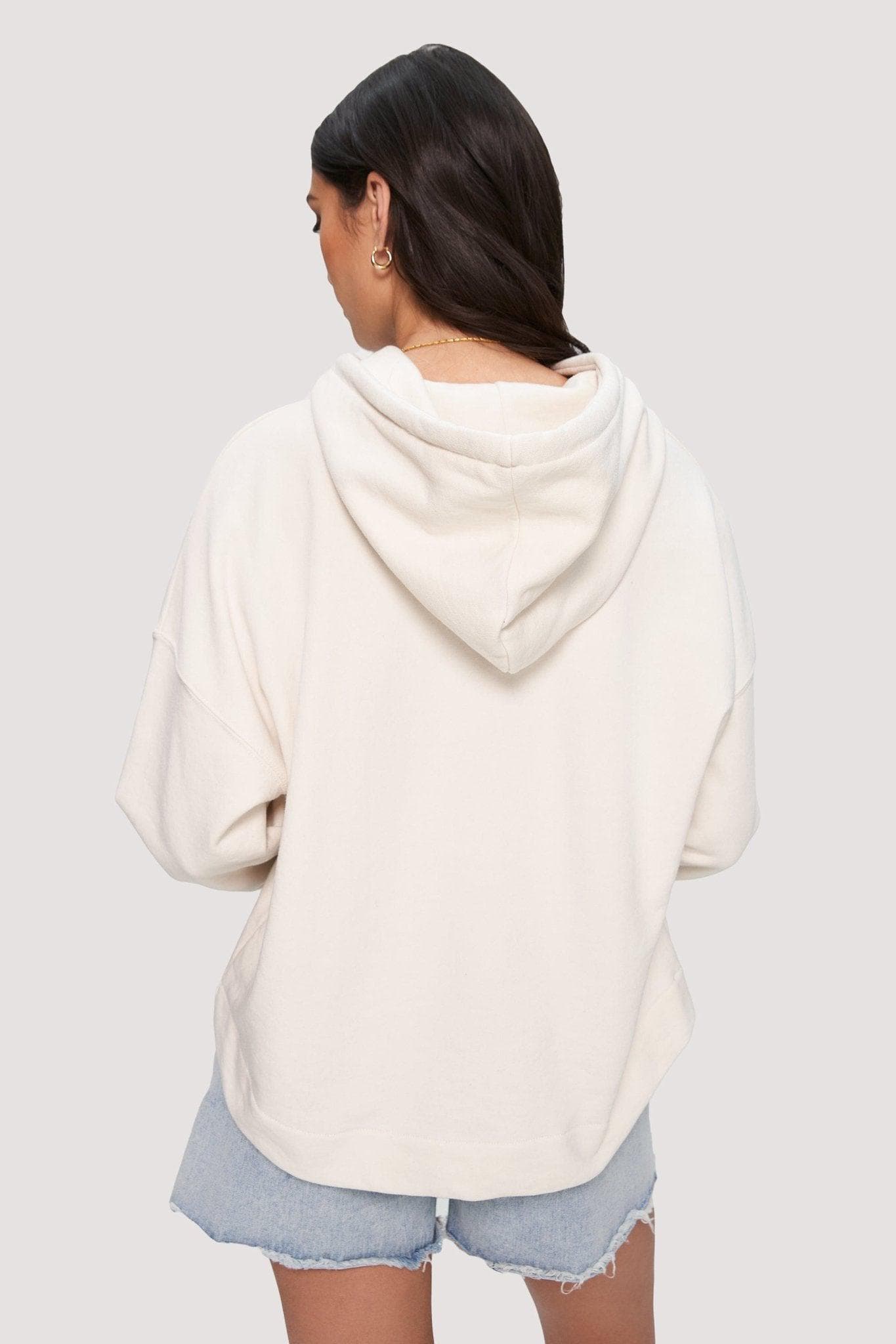 Hoodie coupe droite