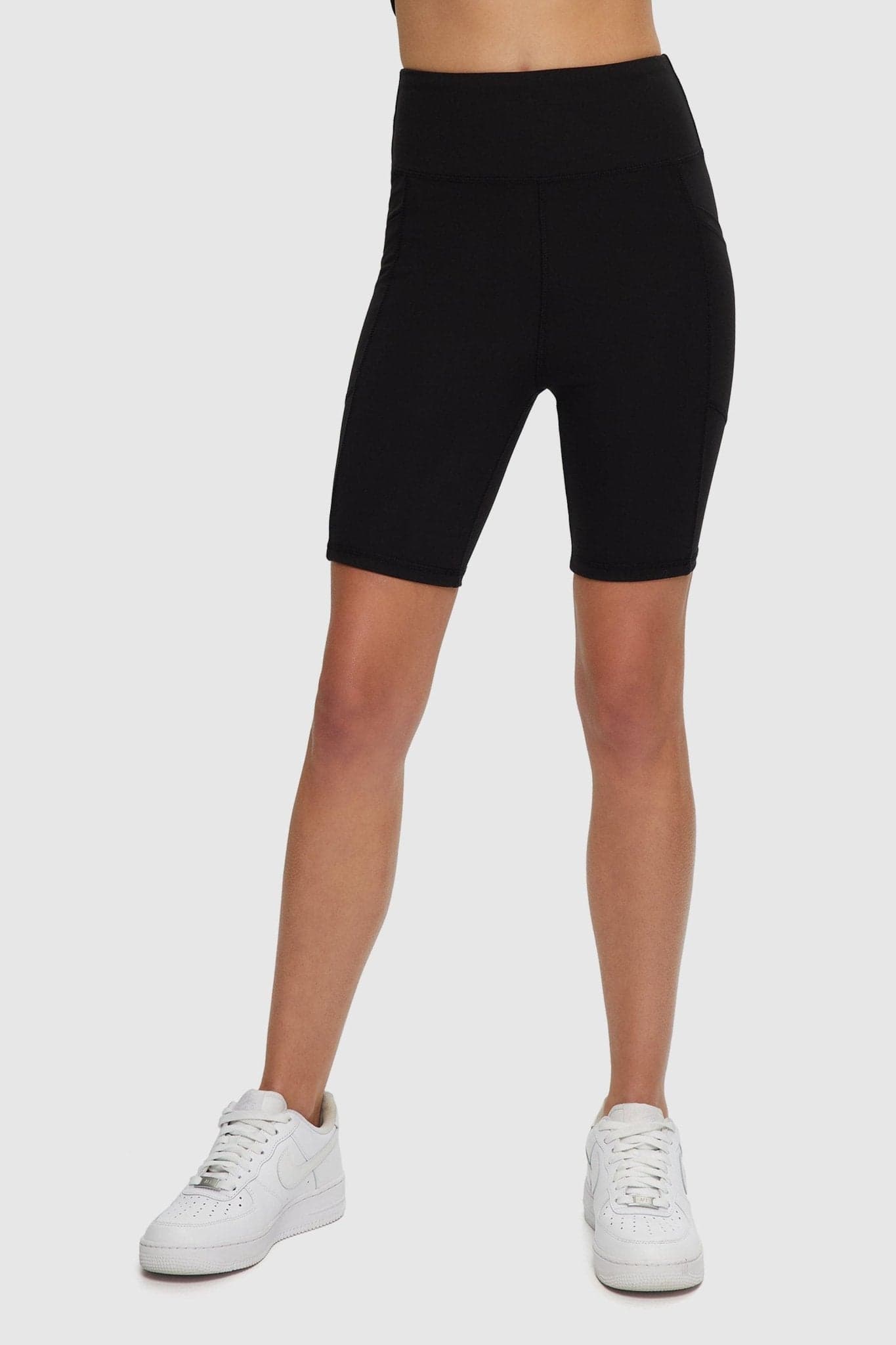 Buy KRAUS Black Slim Fit Knee Length Cotton Blend Womens Casual Shorts