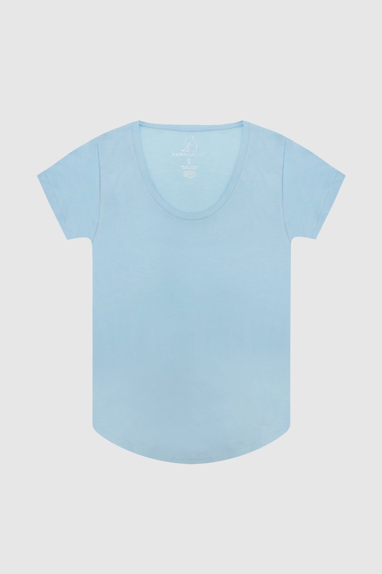 T-shirt Scoop indigo pour femmes